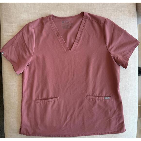 Figs Casma Mauve V-Neck Scrub Top in Size XXL - Picture 4 of 7